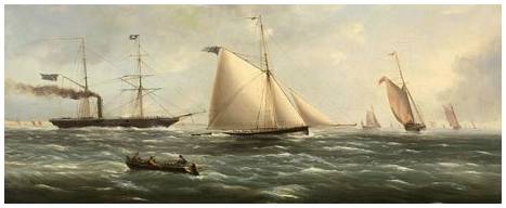 Cutter Yacht ALARM, Royal Yacht Squadron, 1841