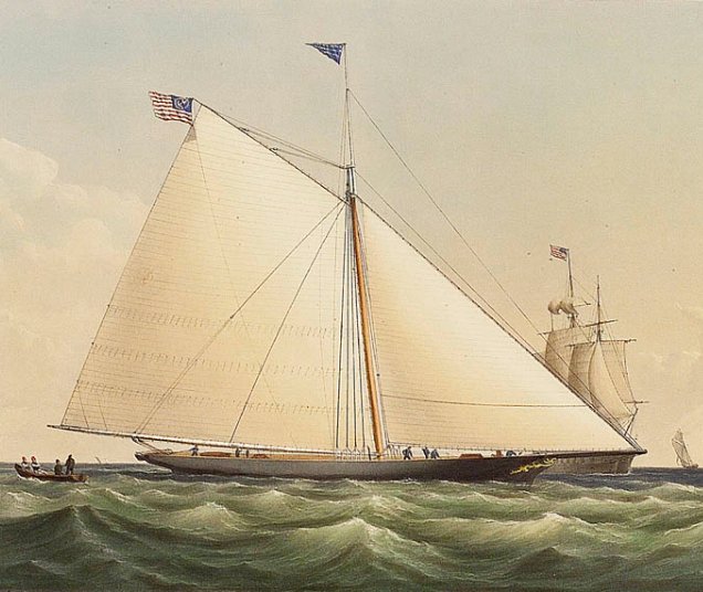 The yacht 'Maria'