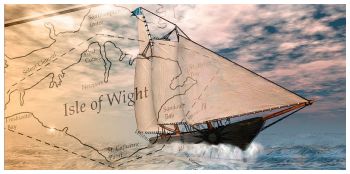 America’s Cup Yacht Race With Map by Carol & Mike Werner