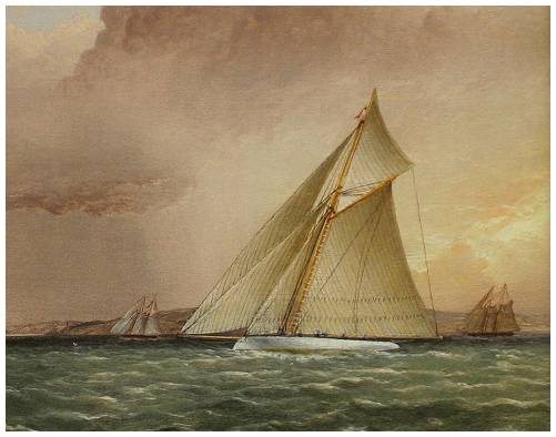 PURITAN Races Towards The Narrows Off Brooklyn