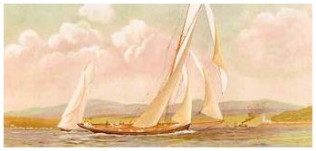 Currier & Ives yachting prints
