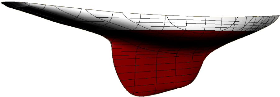 Back view of Valkyrie III created ??with DELFTSHIP