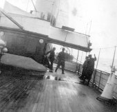 Stormy weather after leaving the Azores. November 1899.