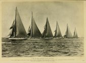 START OF THE FIRST EASTERN YACHT CLUB RACE, JUNE 23